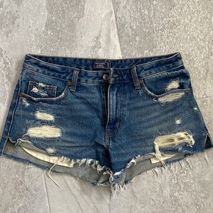 Abercrombie & Fitch Low Rise Denim shorts EUC